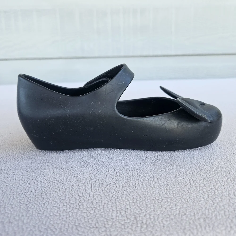 Mini Melissa Ultragirl Disney Twins Mickey Minnie Mouse Mary Jane Black SZ 10